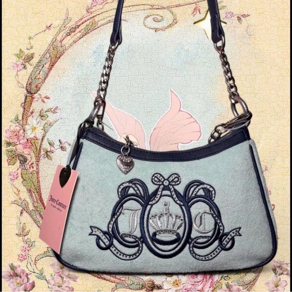 Juicy Couture Blue and Navy shoulder Bag
